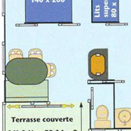 Accueillant Animaux - 5 Pers. - Api-1-52-2488 营地 La Tour-dʼAuvergne